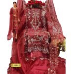 Product Highlights Semi-stitched Pakistani Suit – D. No. 1880 Top: Organza embroidered (2.25 mtr) Dupatta: Organza embroidered (2 mtr) Bottom: Heavy Dull Santoon (2.5 mtr) Inner: Heavy Dull Santoon Elegant design | Premium quality | Perfect for weddings & parties
